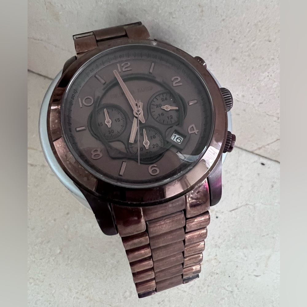 Michael Kors MK8204 Brown Stainless Steel Watch